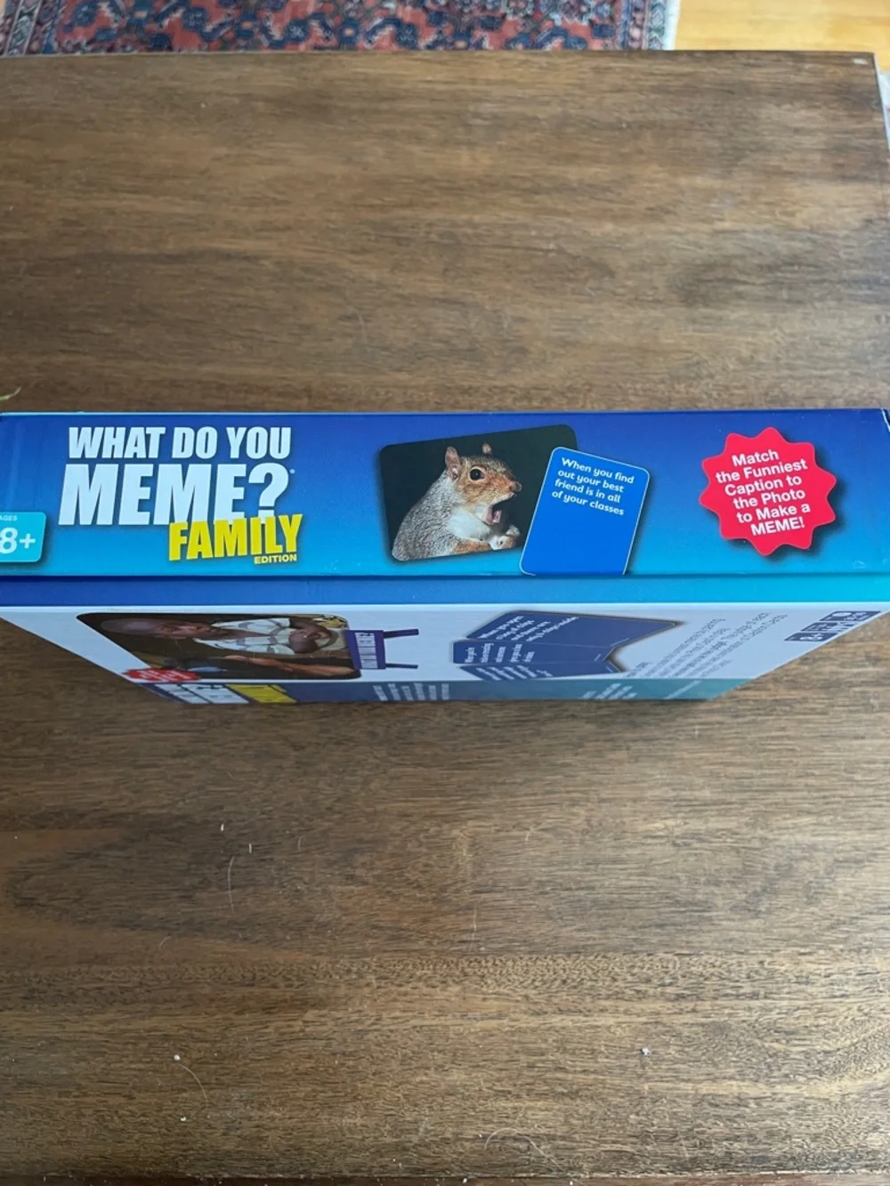 What Do You Meme? Family Edition Party Game - Blue Box